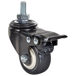 Beliani Set of 4 Casters for Corner Desk Wheels with Brakes for Destin II