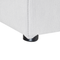 Beliani 1-Seat Section Off White Corduroy Jumbo Cord Sofa Module Modern Single-Seat