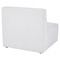 Beliani Modular Sofa Off White Corduroy with Ottoman 3 Seater Sectional Sofa Modern Design