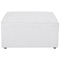 Beliani Modular Sofa Off White Corduroy with Ottoman 3 Seater Sectional Sofa Modern Design