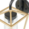 Beliani Outdoor Wall Light Lamp Gold Sconce Metal Iron Glass Matte Modern Design Patio Garden