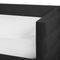 Beliani Daybed Black Velvet EU Single Size 90 x 200 cm With Slatted Frame and Drawers