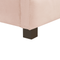 Beliani Daybed Pink Velvet EU Single Size 90 x 200 cm With Slatted Frame and Drawers