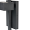 Beliani Outdoor Wall LED Light Lamp Black Iron Glass 35 cm External Modern Design Garden Patio