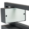 Beliani Outdoor Wall LED Light Lamp Black Iron Glass 35 cm External Modern Design Garden Patio