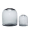 Hübsch Dome Vases Grey (set of 2)