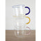Hübsch Kiosk Glass Mugs Multicolour (set of 4)
