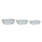 Hübsch Sortit Felt Baskets Light blue (set of 3)