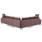 Beliani STOCKHOLM - Corner sofa - Brown - Right side - 290 cm - Leather