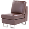 Beliani STOCKHOLM - Corner sofa - Brown - Right side - 290 cm - Leather