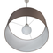 Beliani ELBE - Hanging lamp - Brown - Polyester