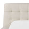 Beliani LILLE - Waterbed - White - 180 x 200 cm - Leather