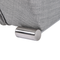 Beliani LILLE - Double bed - Gray - 180 x 200 cm - Polyester