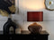 Beliani LIMA - Table lamp - Brown - Porcelain