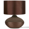 Beliani LIMA - Table lamp - Brown - Porcelain