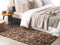 Beliani MUT - Shaggy rug - Beige - 80 x 150 cm - Leather