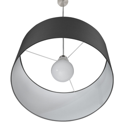 Beliani ELBE - Hanging lamp - Black - Polyester