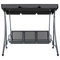 Beliani BOGART - Swing bench - Black - Mesh