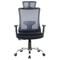 Beliani NOBLE - Office chair - Black/Gray - Polyester