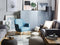 Beliani LOKEN - Armchair - Green blue - Polyester