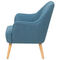 Beliani LOKEN - Armchair - Green blue - Polyester