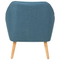 Beliani LOKEN - Armchair - Green blue - Polyester