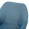 Beliani LOKEN - Armchair - Green blue - Polyester