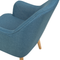Beliani LOKEN - Armchair - Green blue - Polyester