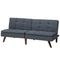 Beliani RONNE - Sofa bed 3-seater - Gray - Polyester