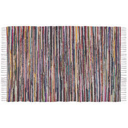 Beliani DANCA - Feeding rug - Multicolor/White - 160 x 230 cm - Polyester