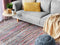 Beliani MERSIN - Short pile rug - Multicolor - 140 x 200 cm - Cotton