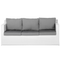 Beliani ROMA - Lounge set for 6 - White - PE rattan