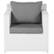 Beliani ROMA - Lounge set for 6 - White - PE rattan