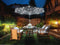 Beliani RAPALLO - Led Parasol - Gray - Polyester