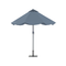 Beliani RAPALLO - Led Parasol - Gray - Polyester