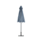 Beliani RAPALLO - Led Parasol - Gray - Polyester
