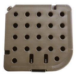 Beliani CARIA - Parasol base - Brown - Synthetic material