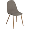 Beliani BRUCE - Dining room chair - Brown - Polyester