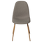 Beliani BRUCE - Dining room chair - Brown - Polyester