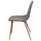 Beliani BRUCE - Dining room chair - Brown - Polyester