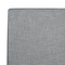 Beliani SENNEZ - Double bed - Gray - 180 x 200 cm - Polyester