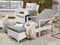 Beliani VASTO - Beach chair - White - PE rattan