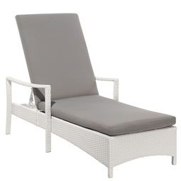 Beliani VASTO - Beach chair - White - PE rattan