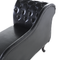 Beliani NIMES - Chaise longue - Black - Right side - Faux leather