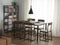 Beliani LAREDO - Dining room set - Black - MDF