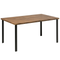 Beliani LAREDO - Dining room set - Black - MDF