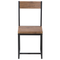 Beliani LAREDO - Dining room set - Black - MDF