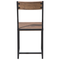 Beliani LAREDO - Dining room set - Black - MDF