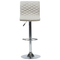 Beliani ORLANDO - Bar stool adjustable set of 2 - Beige - Polyester