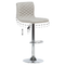 Beliani ORLANDO - Bar stool adjustable set of 2 - Beige - Polyester
